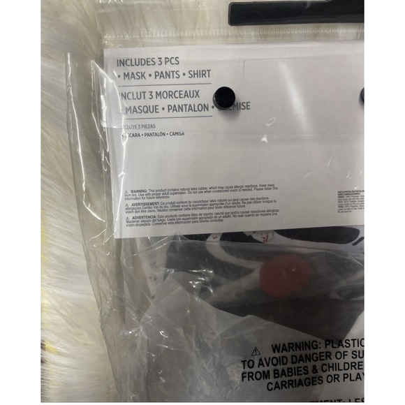 MENACING JESTER Halloween Costume 3 Piece Set Unisex Child Size L 12-14 - Picture 2 of 3